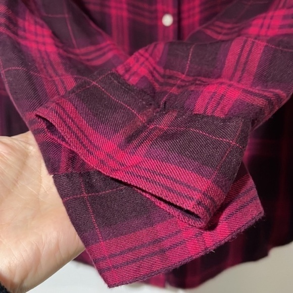 Banana Republic Womens LS Boyfriend Fit Button Down Blouse Sz M - Picture 5 of 9